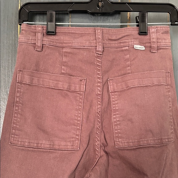 Billabong mauvy/ Brown High rise Flare & Wide Leg Jeans sz 25 - Picture 5 of 9